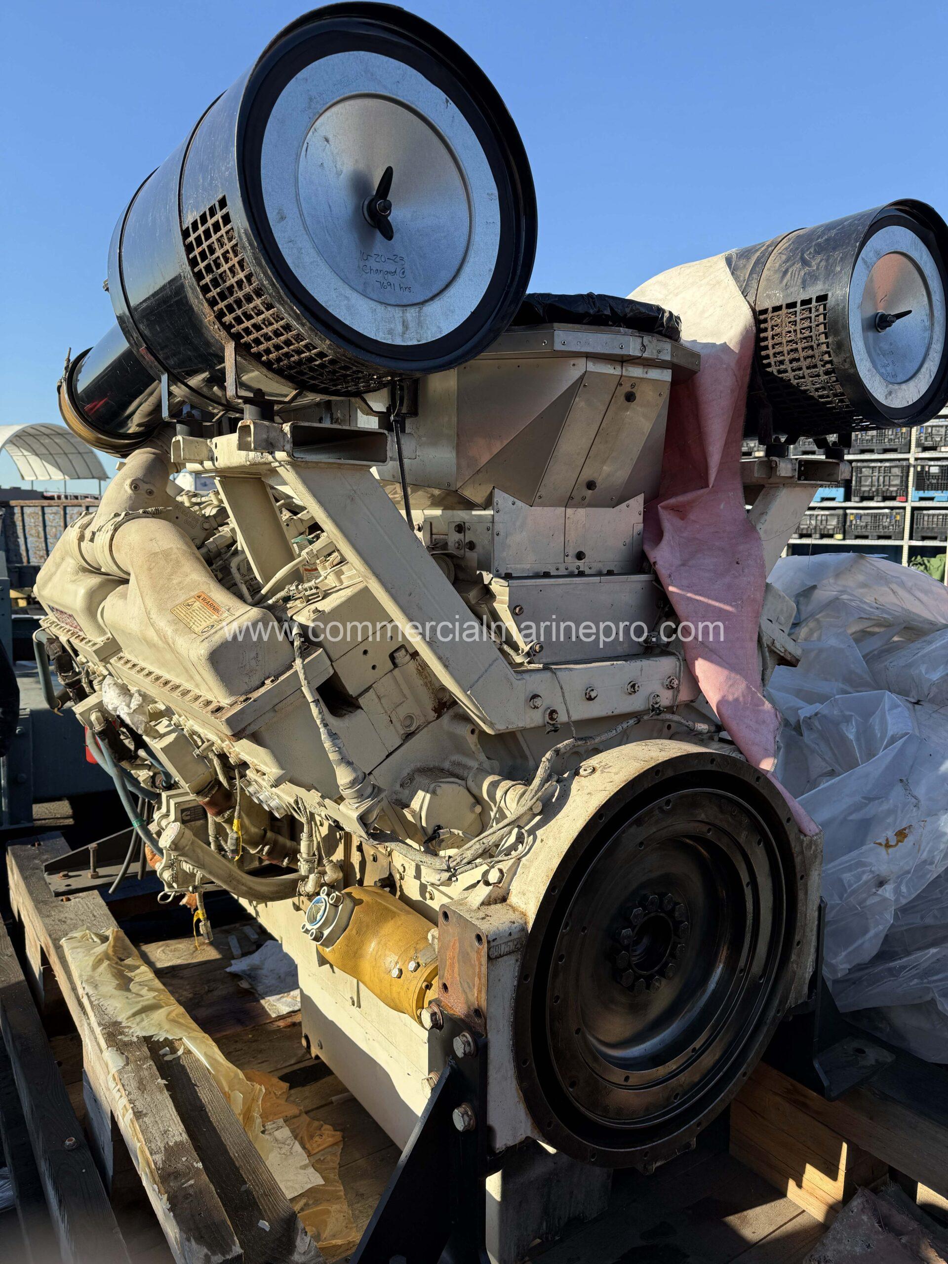 Pair Cummins QSK38 M1 Marine Engines Tier 3