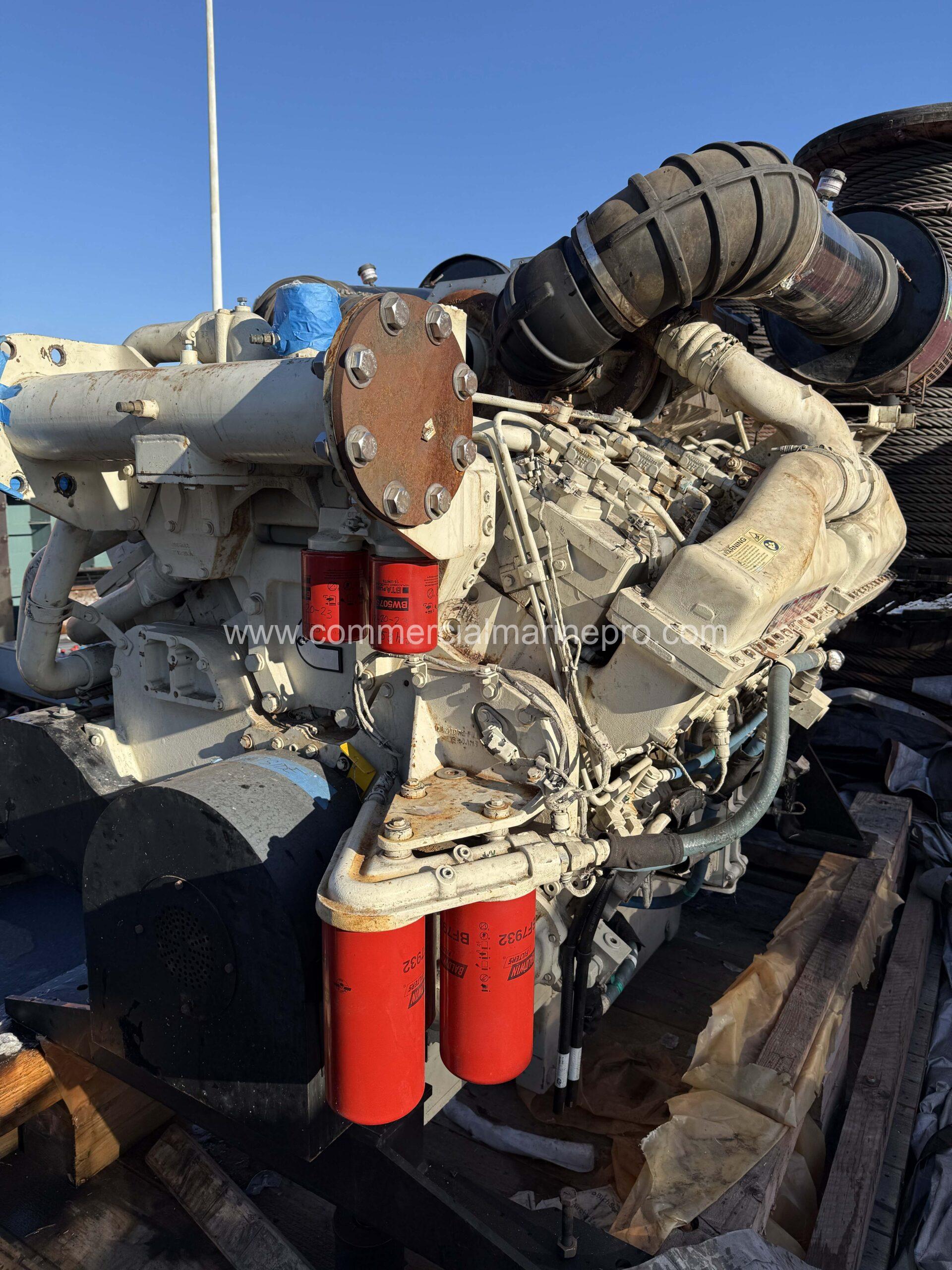 Pair Cummins QSK38 M1 Marine Engines Tier 3