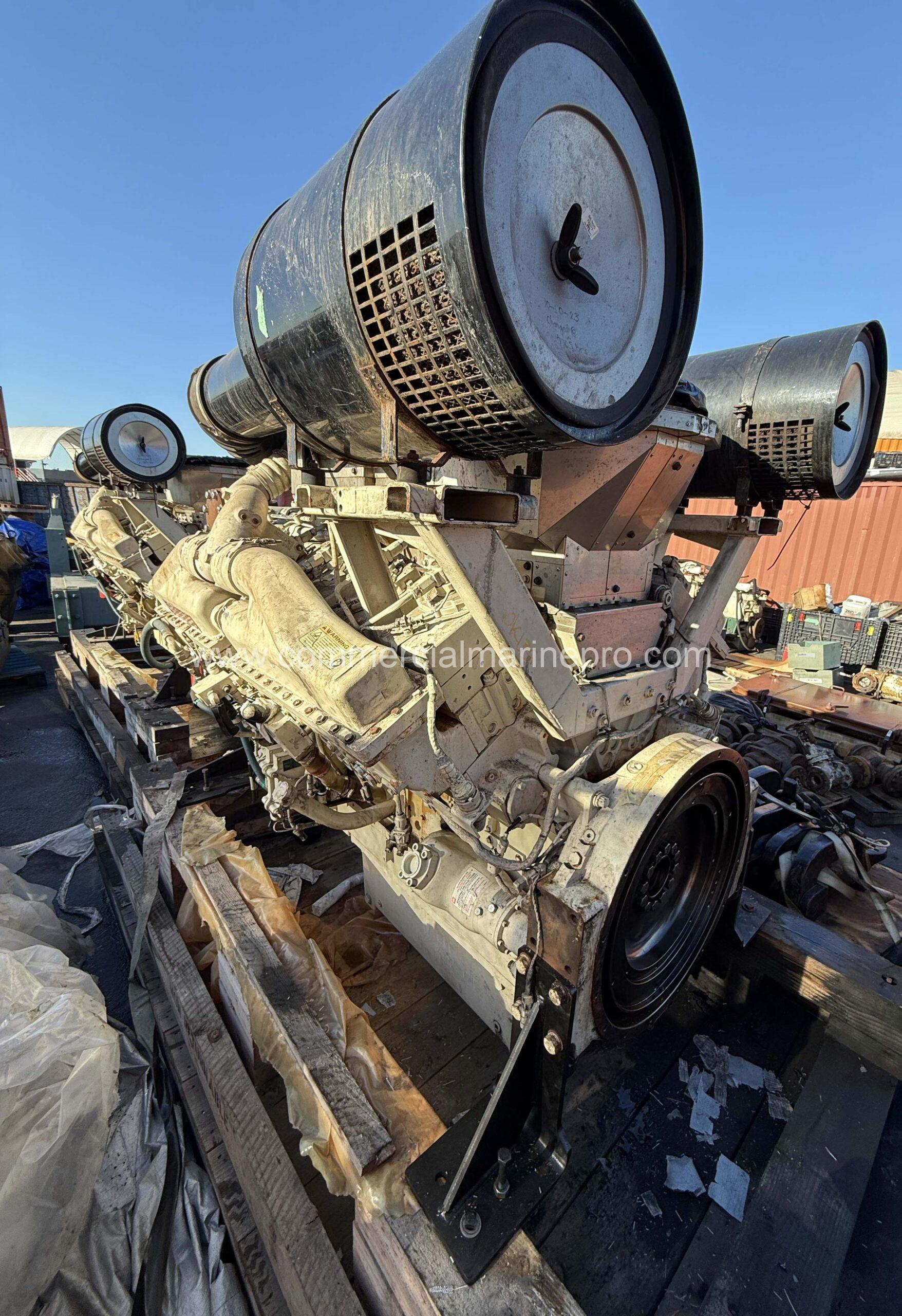 Pair Cummins QSK38 M1 Marine Engines Tier 3