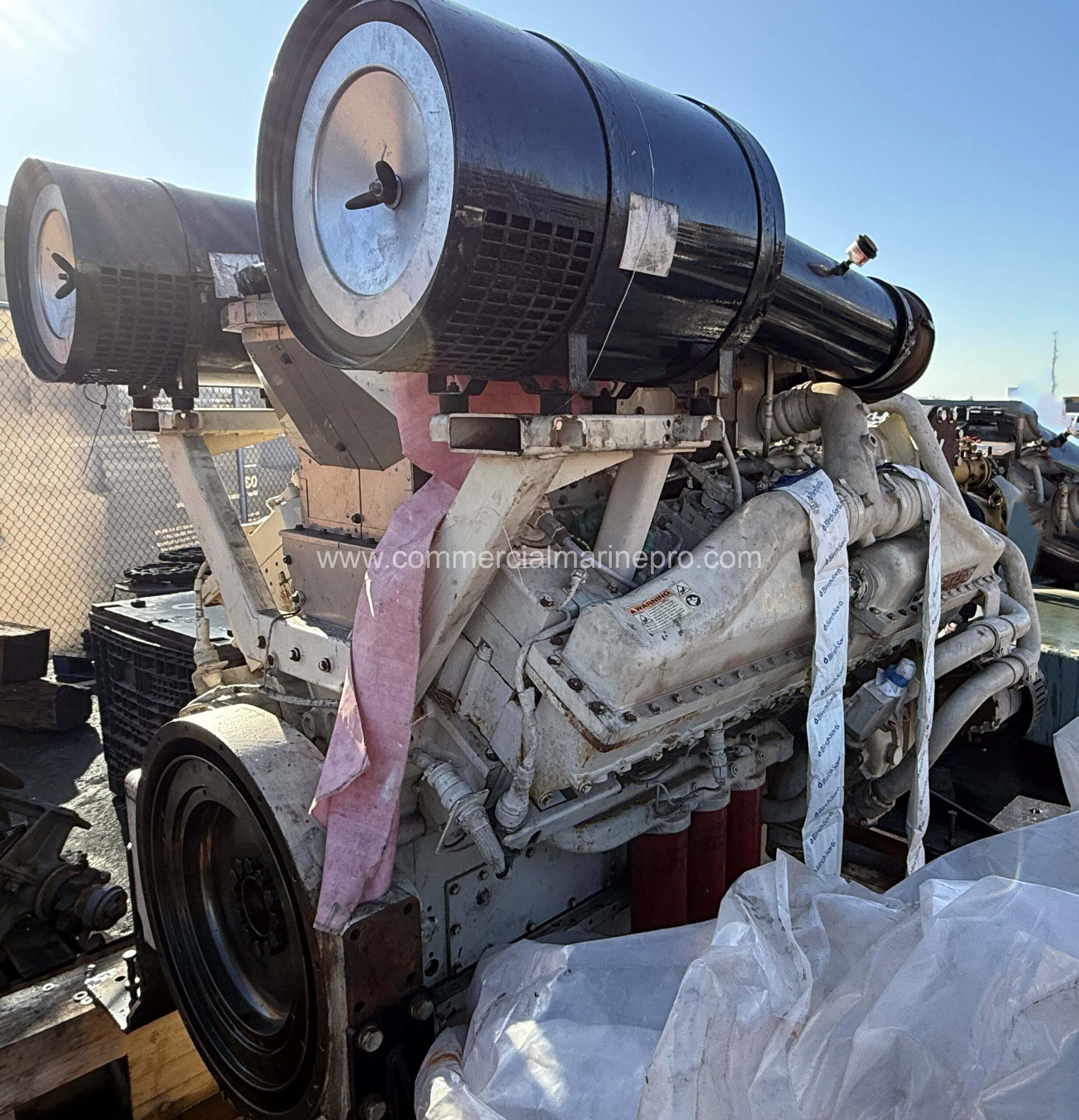 Pair Cummins QSK38 M1 Marine Engines Tier 3