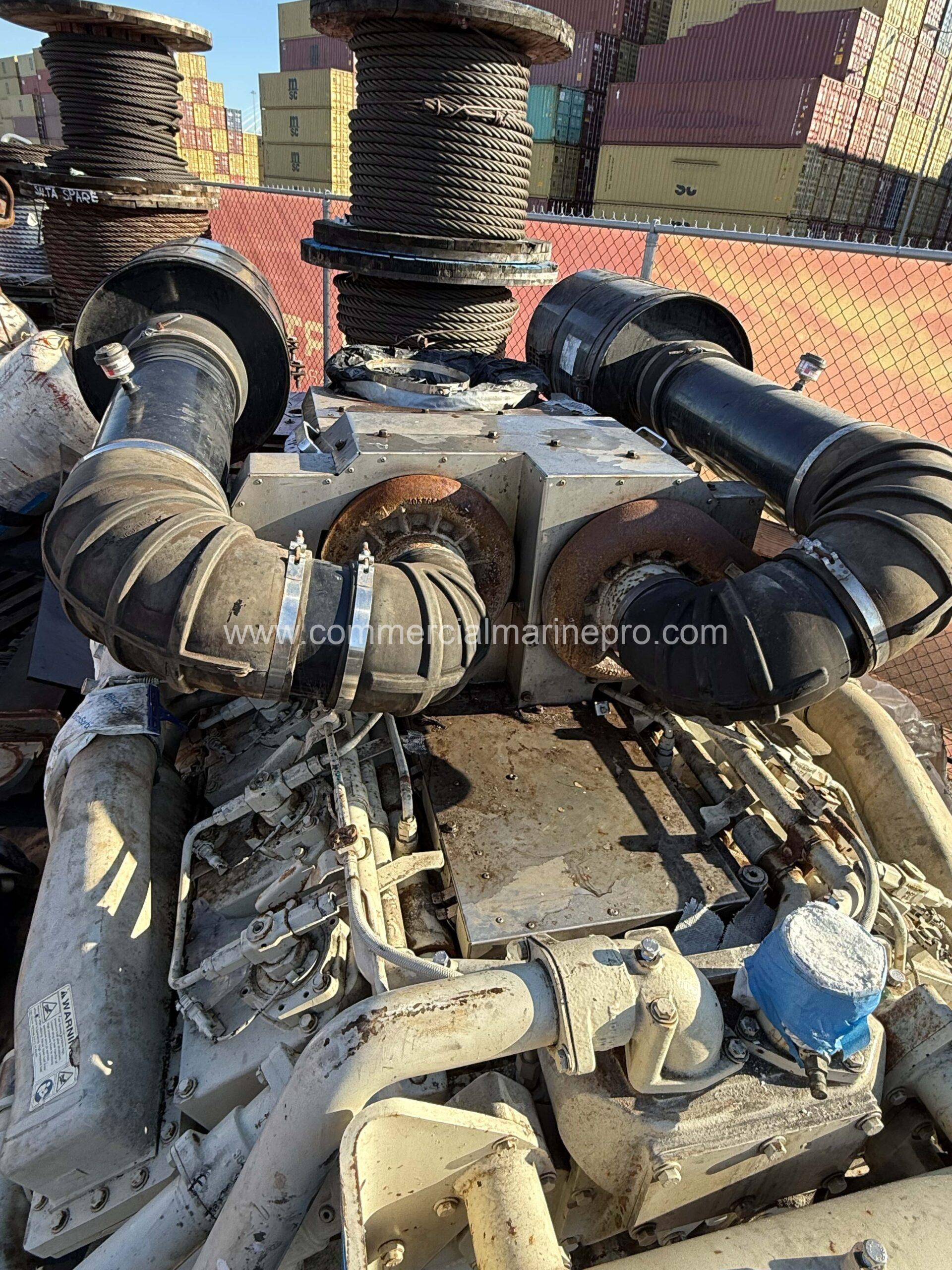 Pair Cummins QSK38 M1 Marine Engines Tier 3