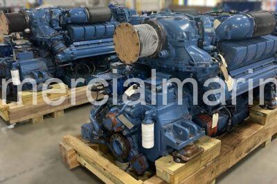 Pair MTU 10v2000 M92 Common Rail Marine Propulsion Engines