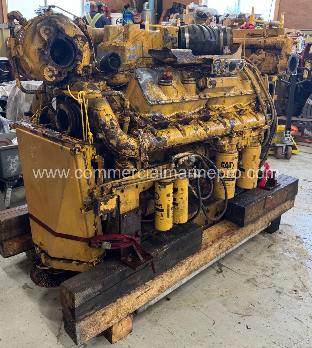 Single CAT 3412 Marine Propulsion Engine 60M 624HP - Image 6