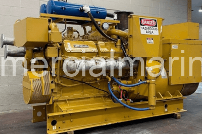 Caterpillar 3412 Industrial Generator Set. Rated at 500 kW