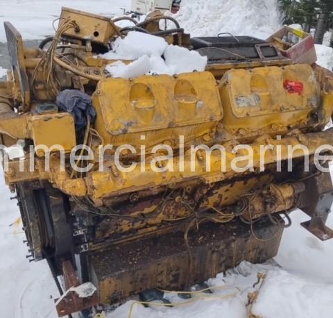 Single CAT 3412 Marine Propulsion Engine 60M 624HP