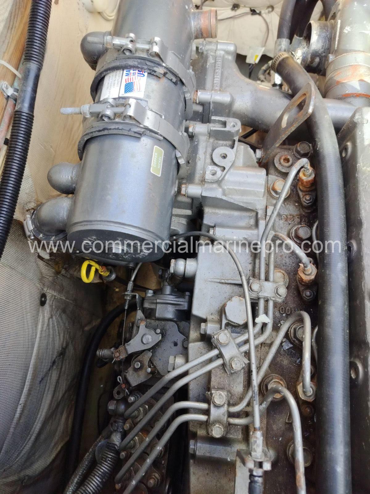 Yanmar 4LHA DTE Marine Engines with ZF68V trans