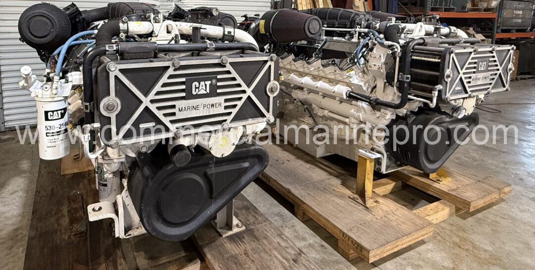 Pair CAT C32 Marine Engines - Running take outs - Image 7