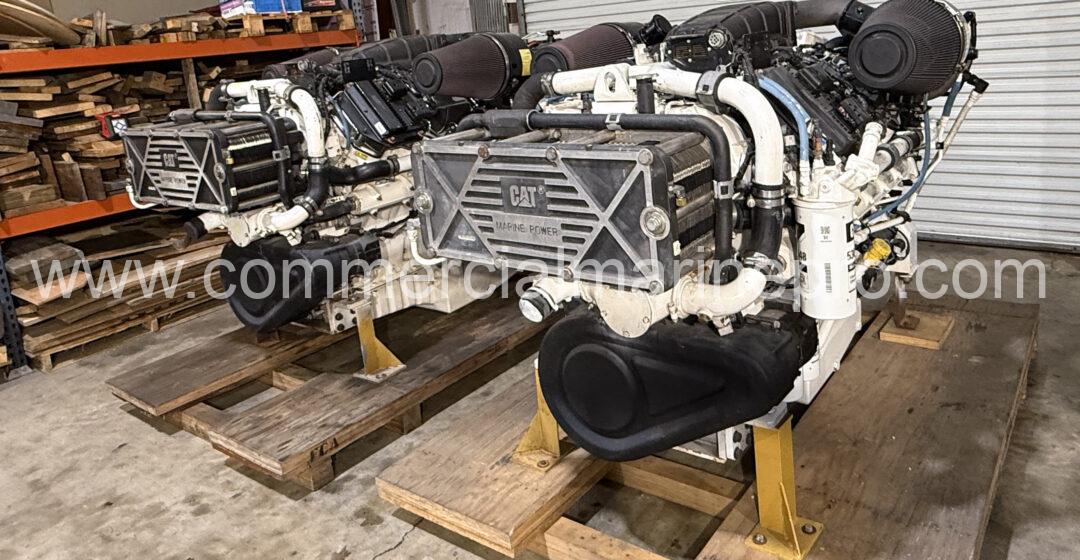 Pair CAT C32 Marine Engines - Running take outs - Image 8