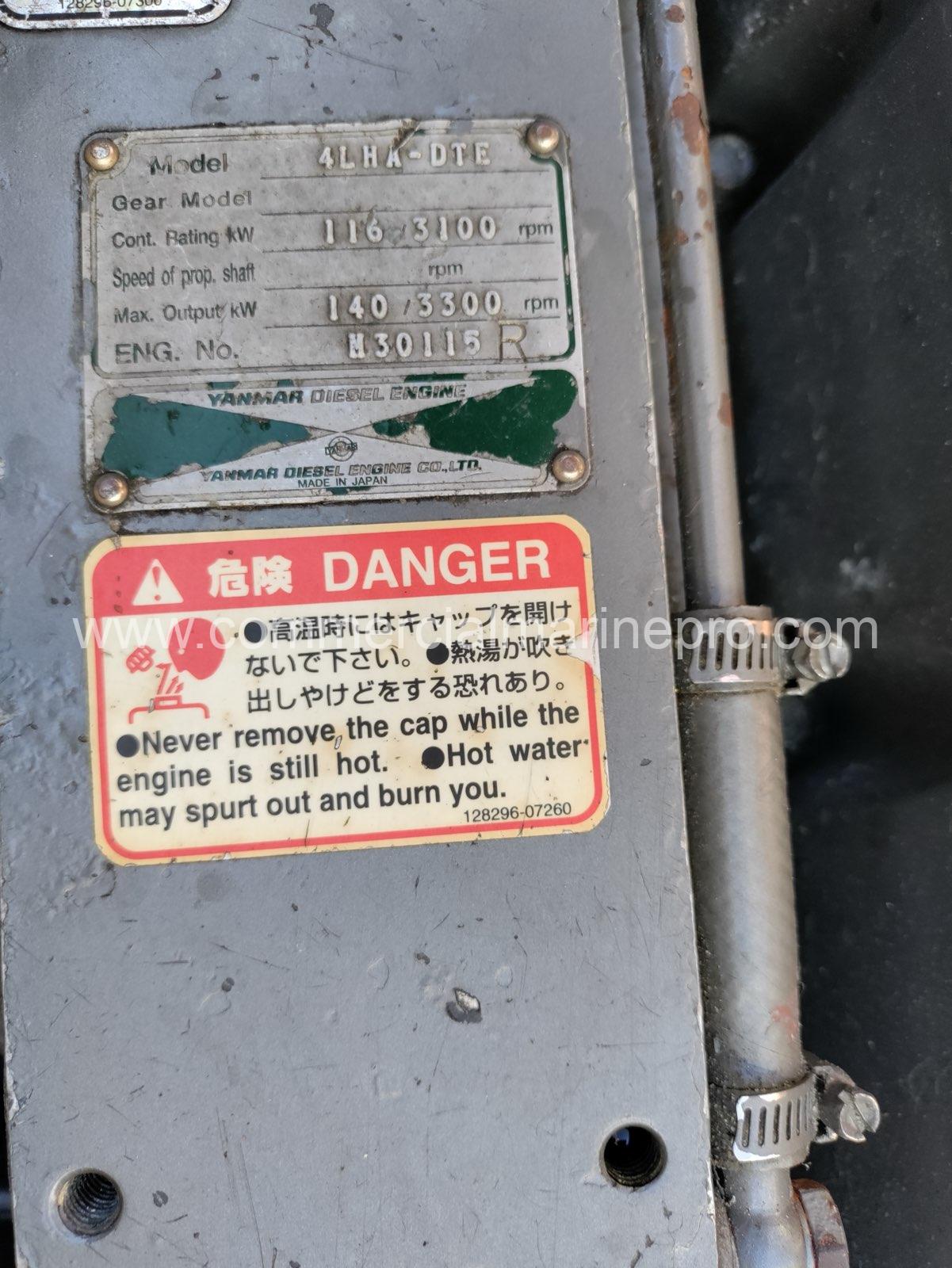 (2)Yanmar 4LHA - DTE Marine Engines - Image 12