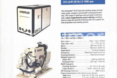 CAT C2.2 Marine Generator