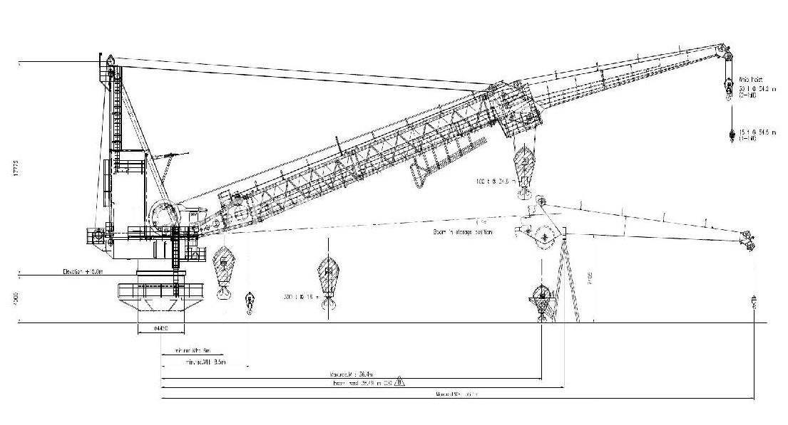 300t Offshore Subsea KENZ Crane