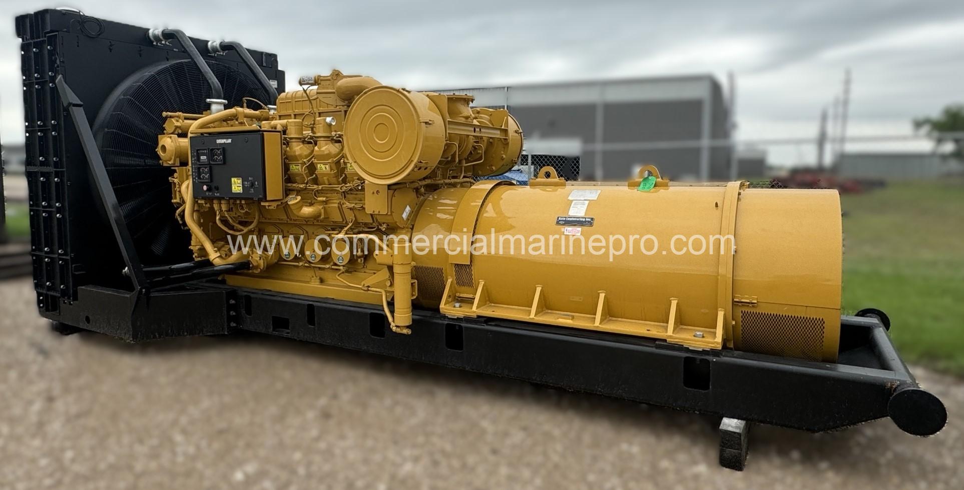 Single Cat 3512C 1365KW Tier 2 Diesel Generator Set Rebuilt