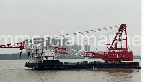 350T Lifting Capacity Fully Revolving Floating Crane Vessel