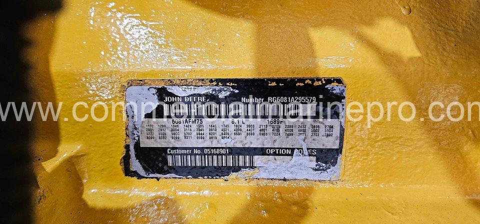 John Deere 6081 AFM75 marine engines