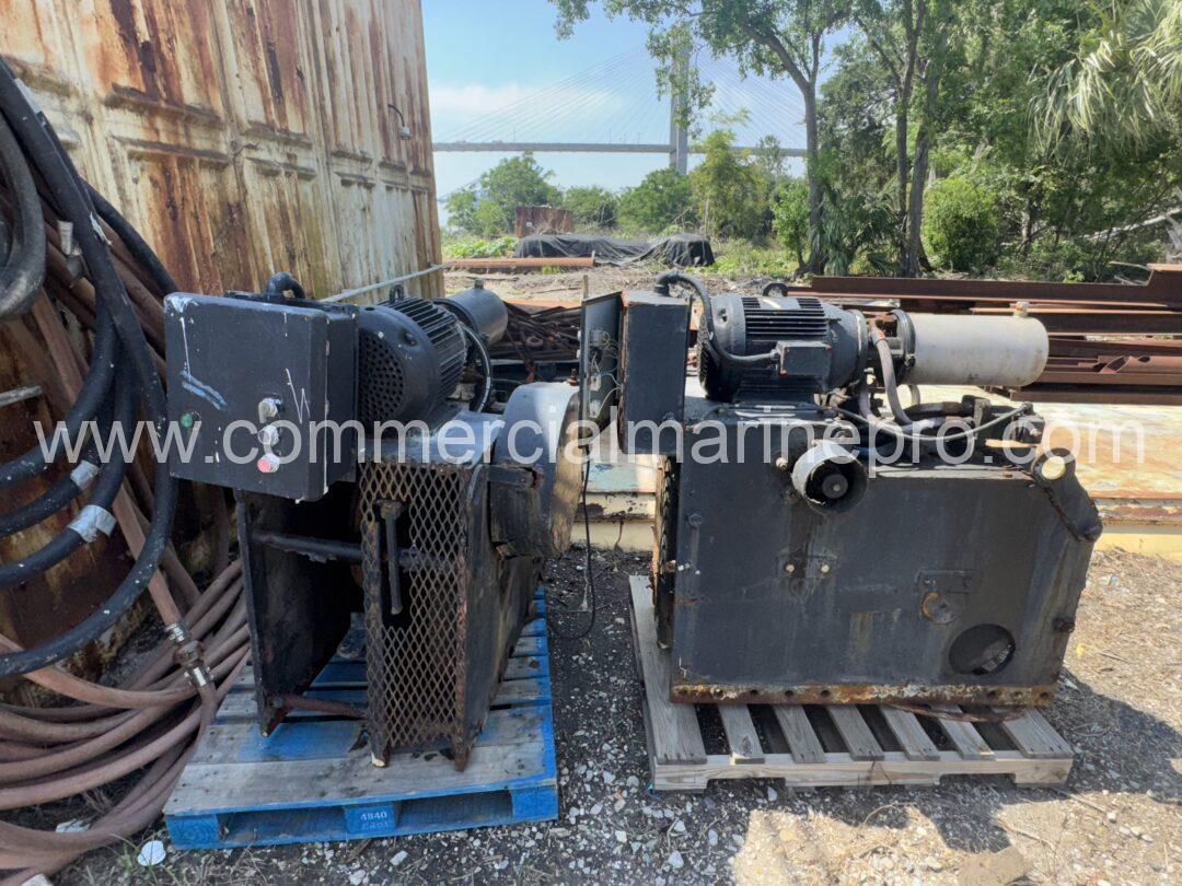 (2) Nabrico Electric Hydraulic 60-ton Winches