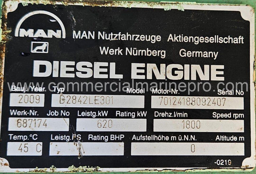 MAN D2842LE 301 Diesel Engine | Commercial Marine Pro