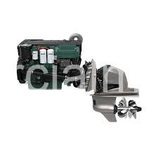(2) Volvo D4-230A Marine Engines
