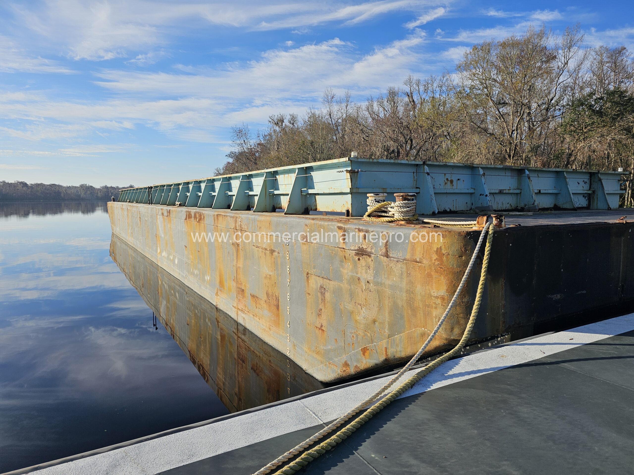 165’ x 43.6’ x 12’ Barge