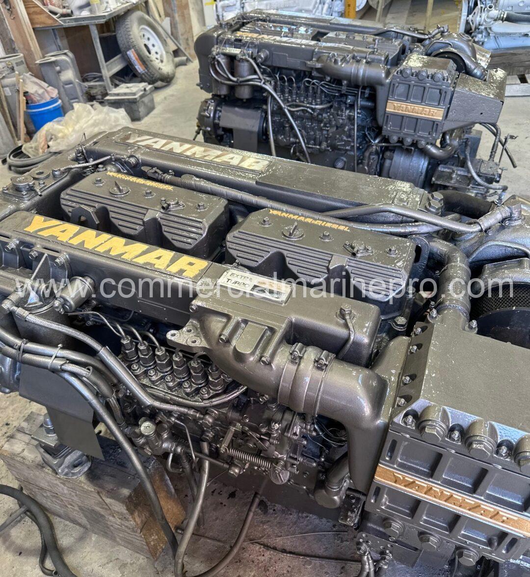 Pair Yanmar 6CXM Marine Propulsion Engines