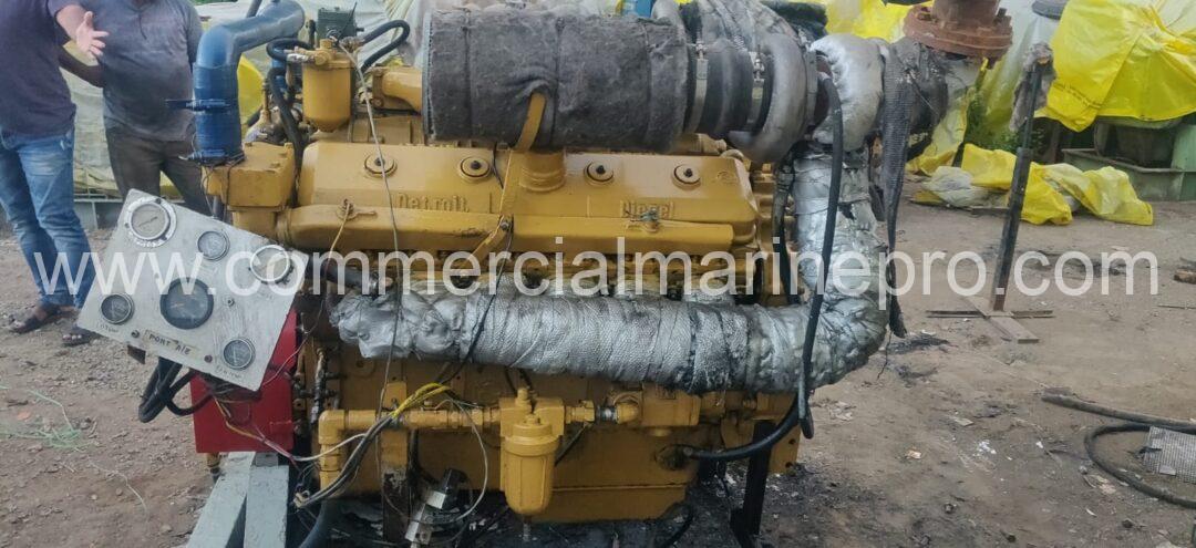 Pair Detroit 12v71TI Engines