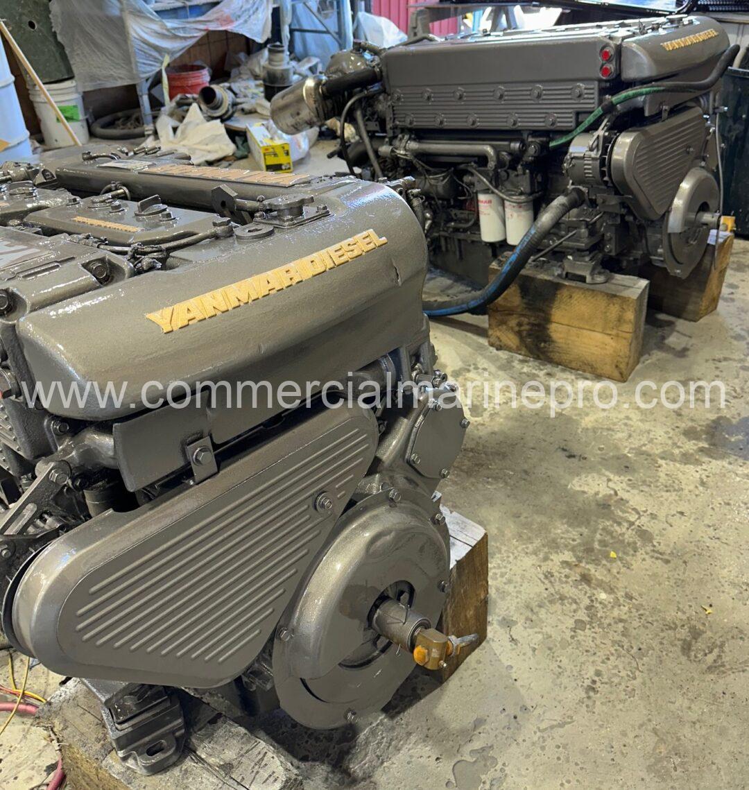 Pair Yanmar 6CXM Marine Propulsion Engines