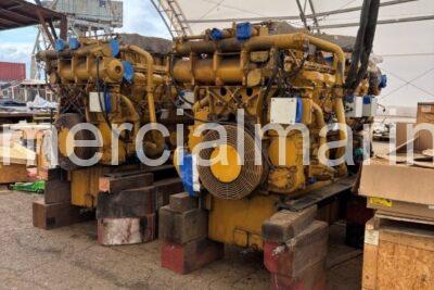 (2) CAT 3512B Marine Engines - 20,000 hours - Tier 2