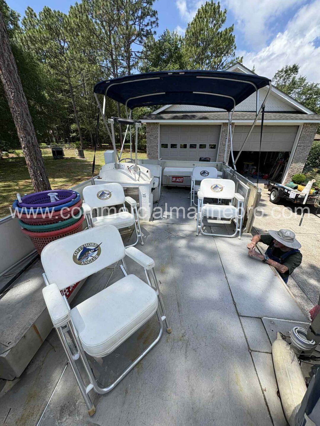'06' 24ft Pontoon Boat - Image 7
