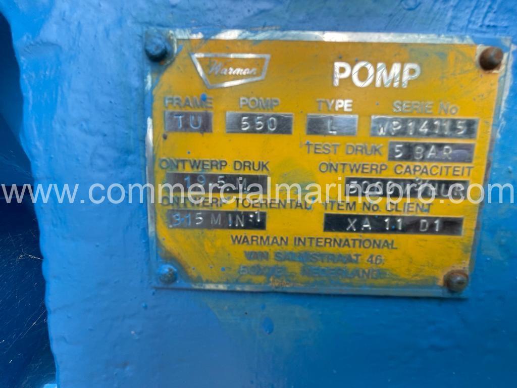 Warman 550L Dredge Pumps