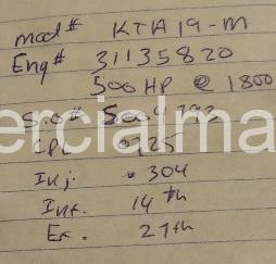 Single or Pair Cummins KT 19 Marine RTO - Image 6