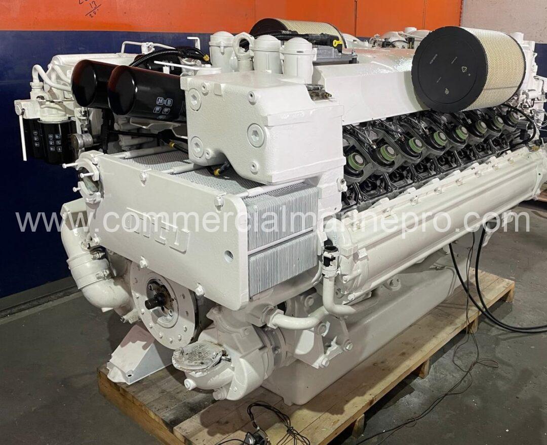 Multiple MTU 16v2000 M93 Marine Propulsion Engines and ZF 3060 Gears