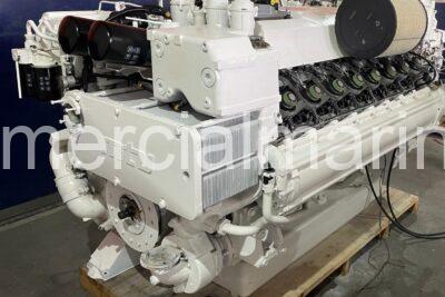 Multiple MTU 16v2000 M93 Marine Propulsion Engines and ZF 3060 Gears