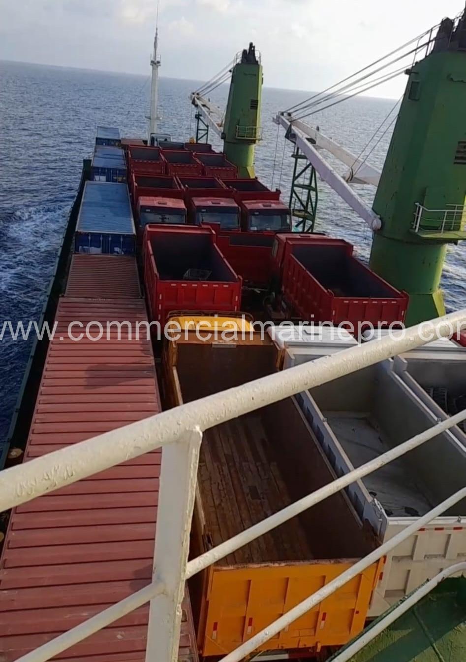 5,500T Cargo Vessel with 2 Cranes 112M