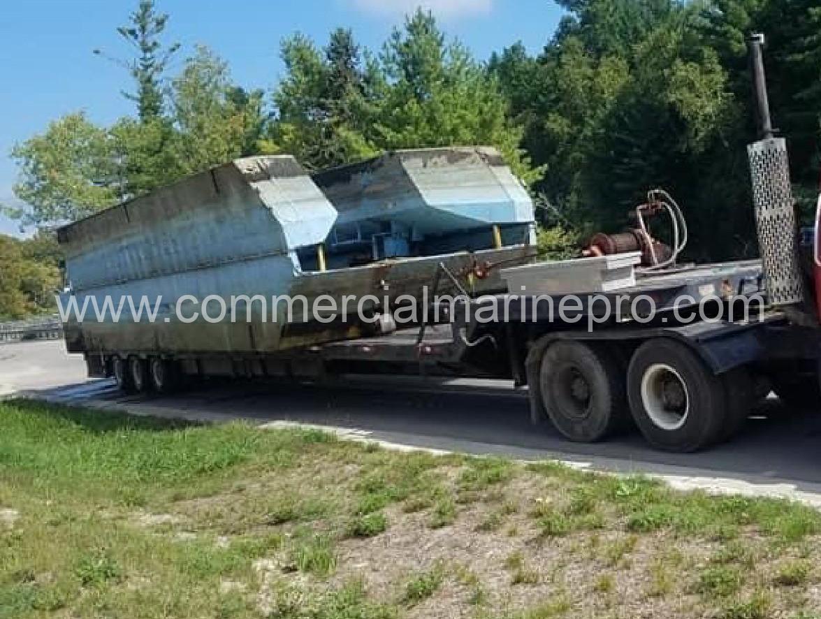 2004 Truckable Barge with Outboard Motors