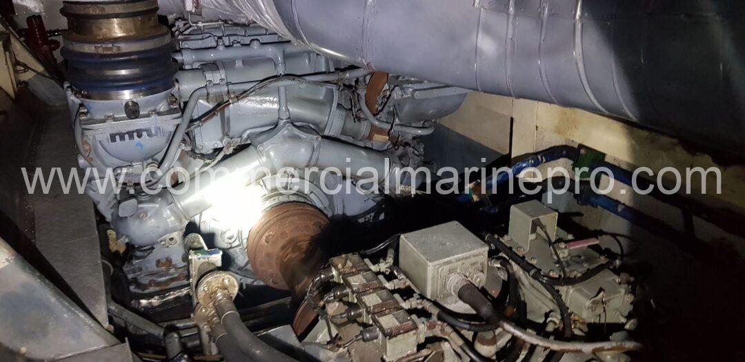 (2) MTU 12V4000 TE 74 Marine Engines