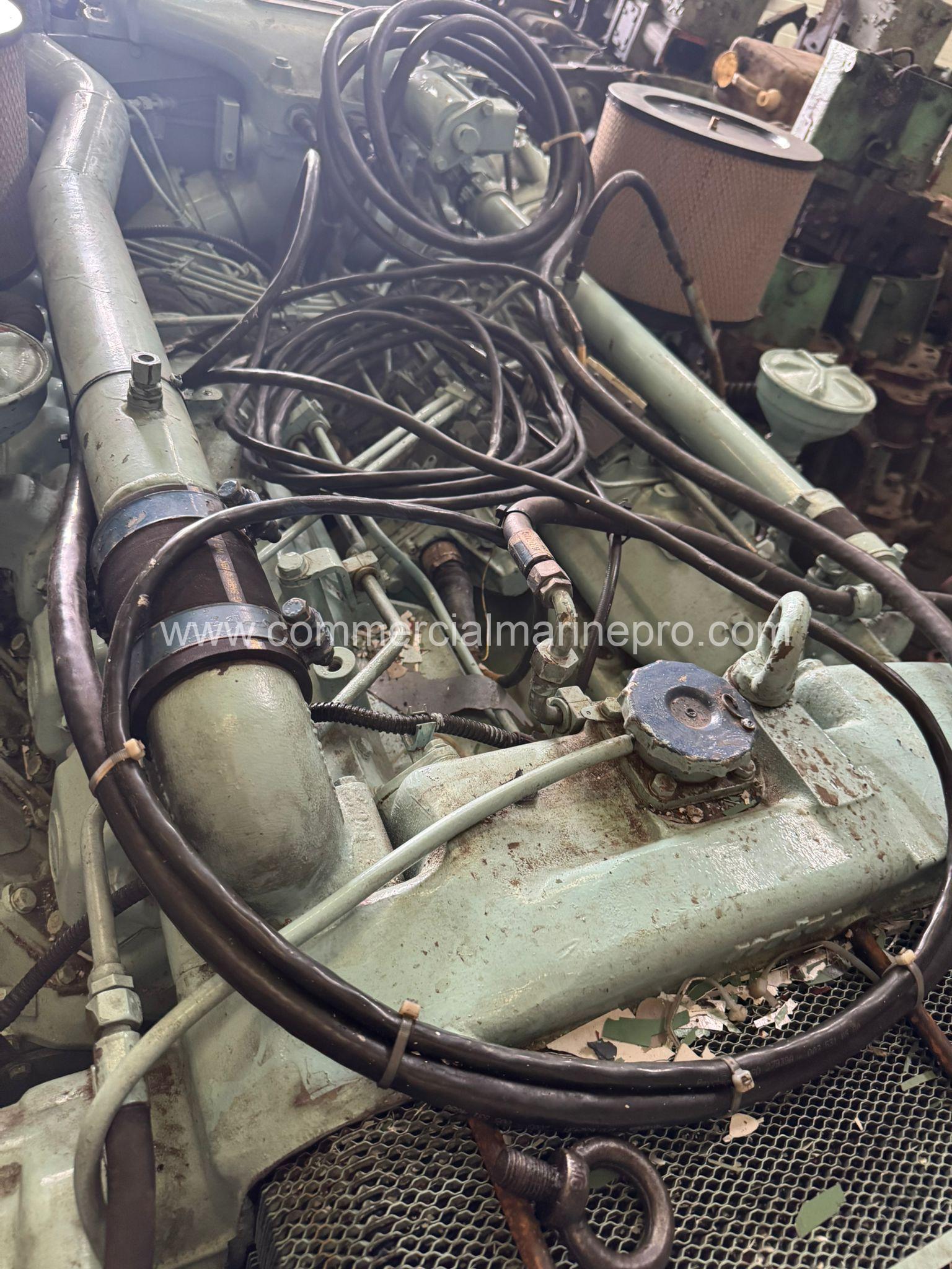 (2) MTU 12V183 TE93 Diesel Engines