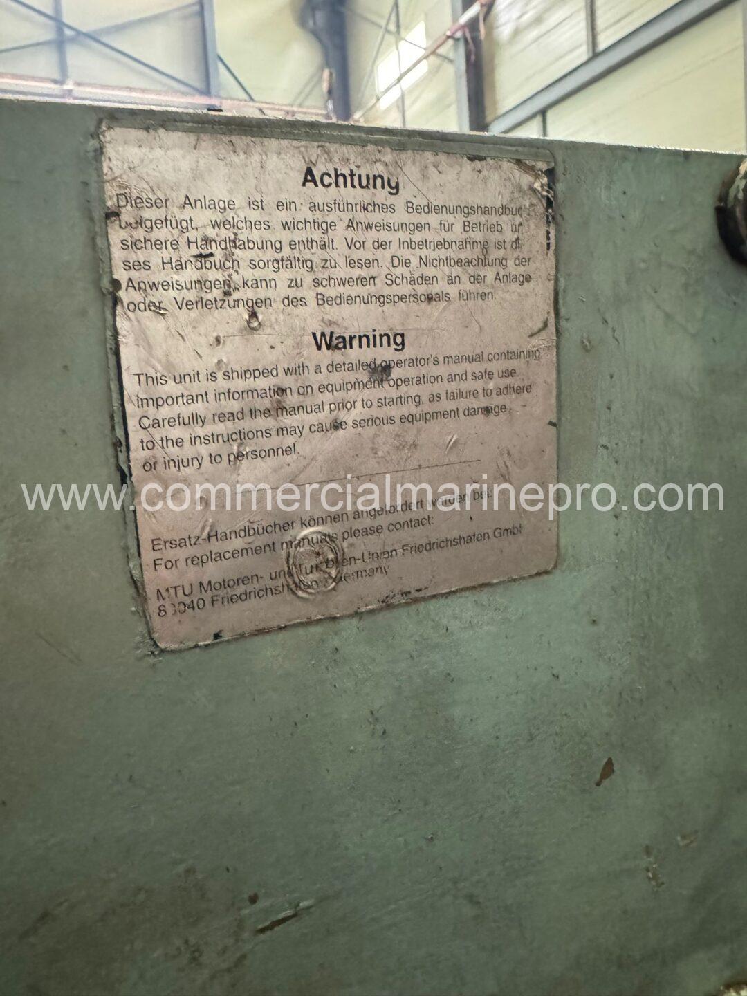 (2) MTU 12V183 Diesel Engines - Image 4