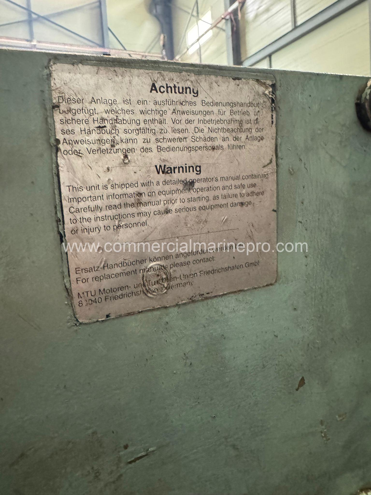 (2) MTU 12V183 TE93 Diesel Engines - Image 4