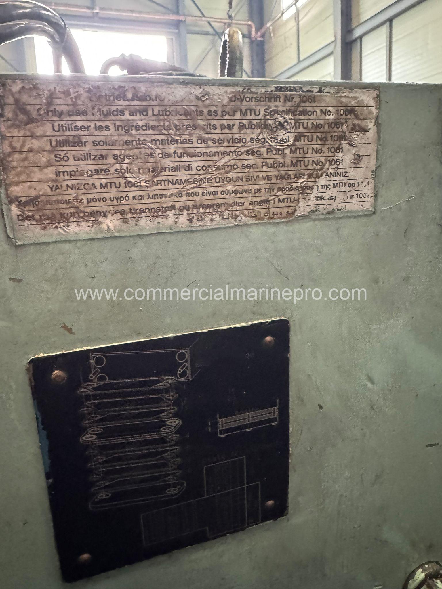 (2) MTU 12V183 TE93 Diesel Engines - Image 2