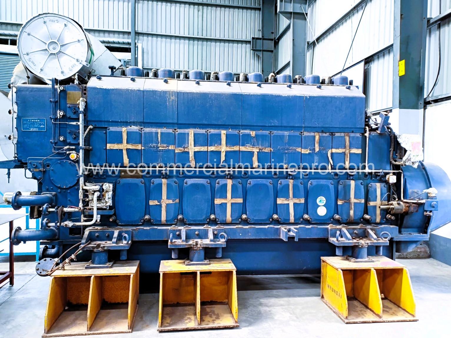 (2) Hyundai Himsen 8H25/33P Marine Propulsion Engines - Image 3