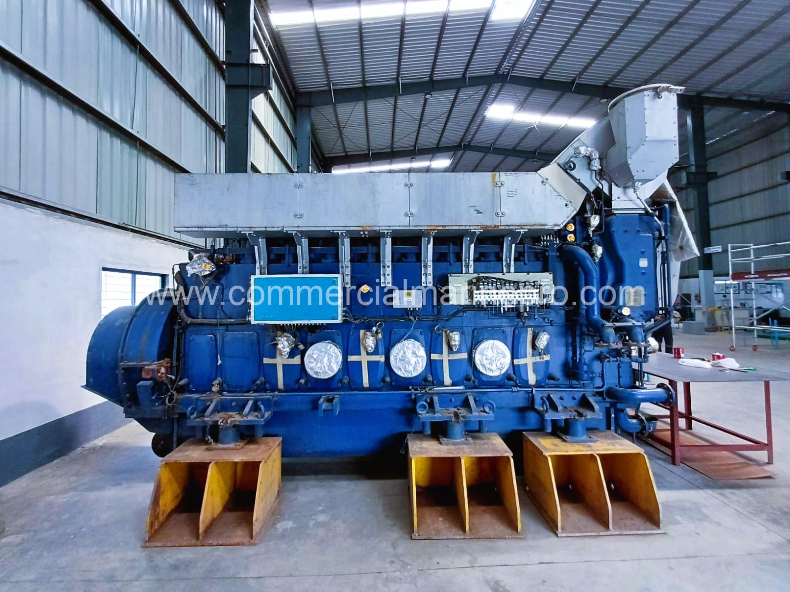 (2) Hyundai Himsen 8H25/33P Marine Propulsion Engines - Image 5
