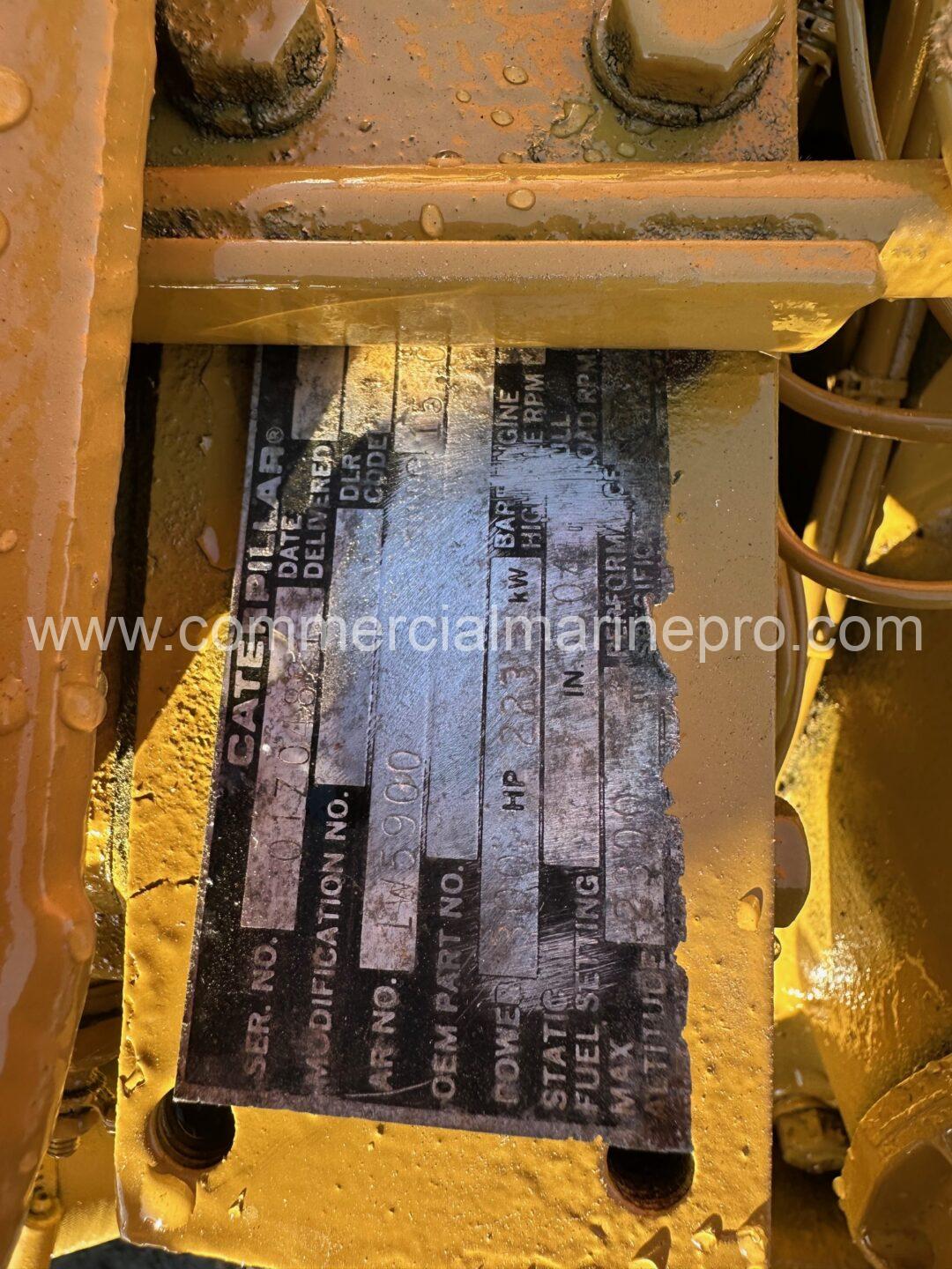 Single or Pair CAT 3208 Marine Propulsion Engines