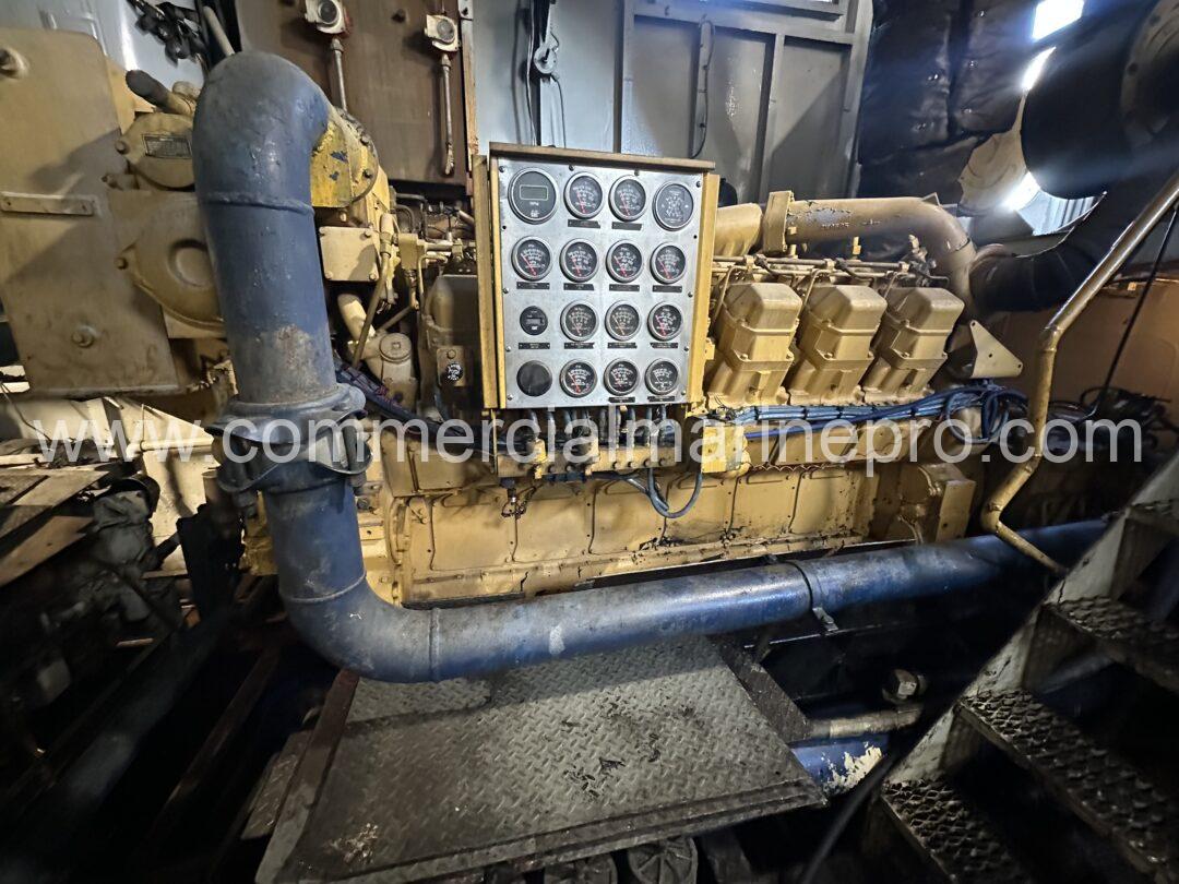 Pair CAT 3512 Marine Engines - Serial Prefix 66Z