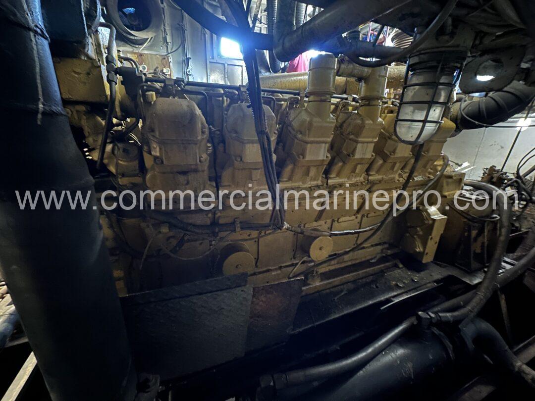 Pair CAT 3512 Marine Engines - Serial Prefix 66Z