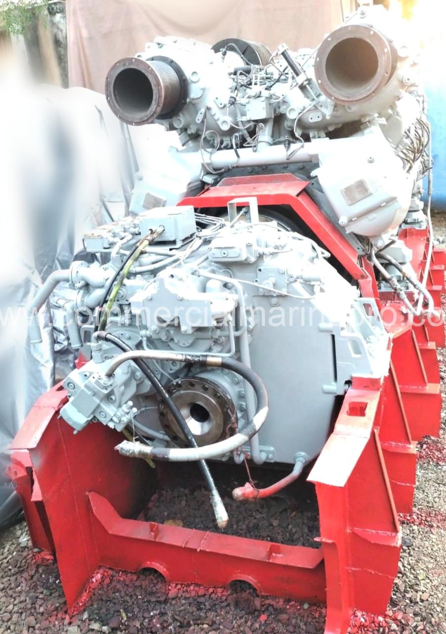 (6) MTU 16V4000 M90 MARINE ENGINE with GEARBOX - Image 3