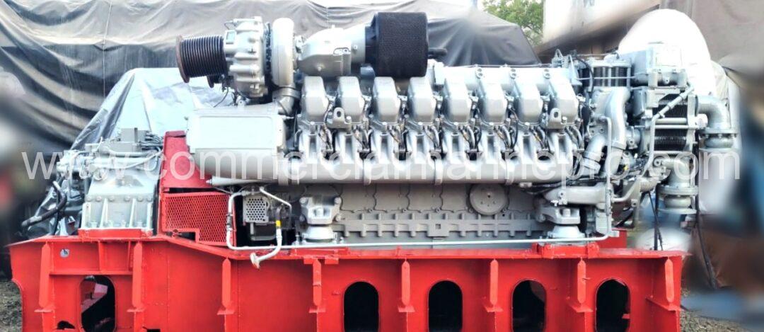 (6) MTU 16V4000 M90 MARINE ENGINE with GEARBOX
