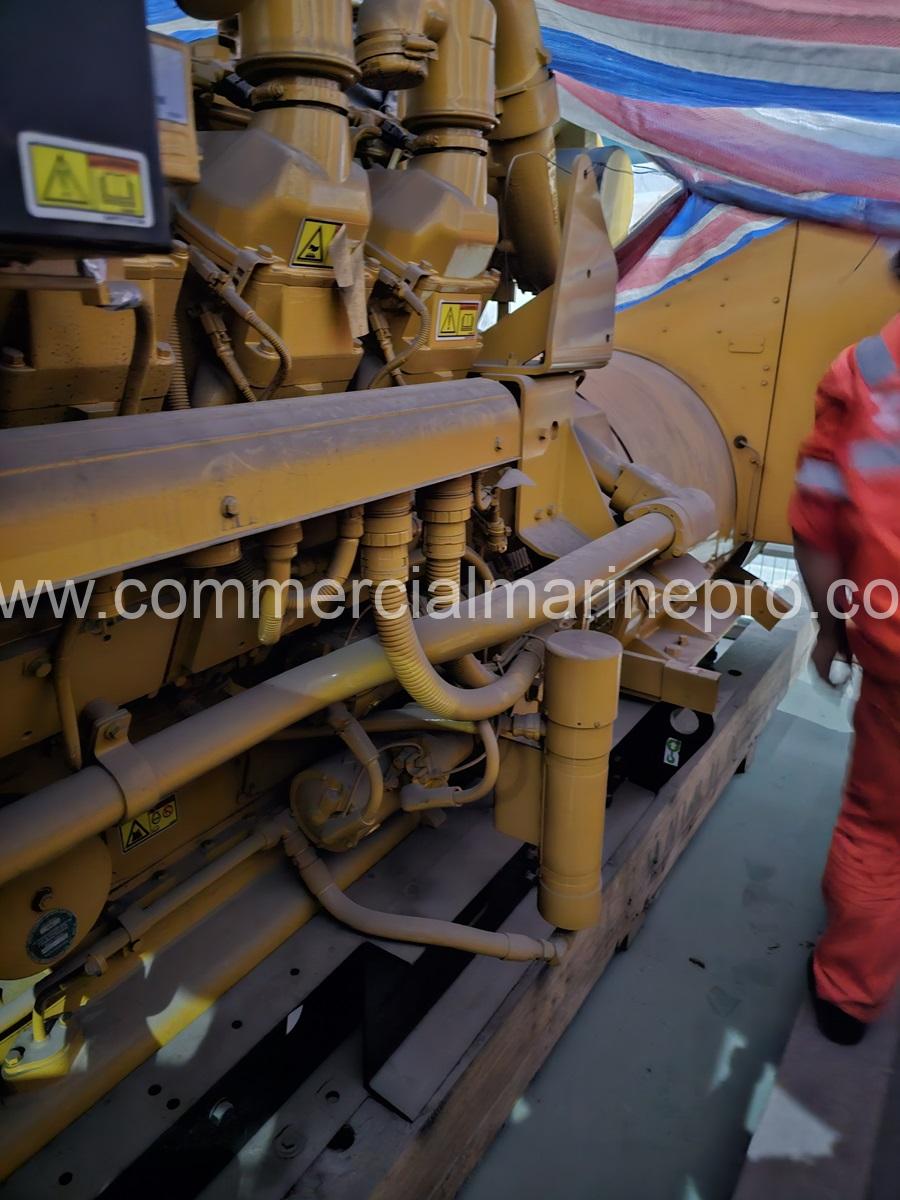 (3) CAT 3512B Marine Generator set with Radiator - 2009 Year - Image 8