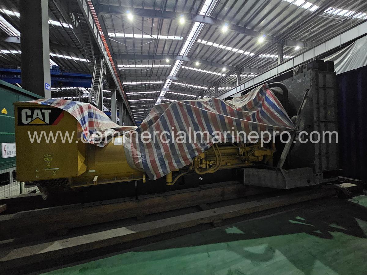 (3) CAT 3512B Marine Generator set with Radiator - 2009 Year