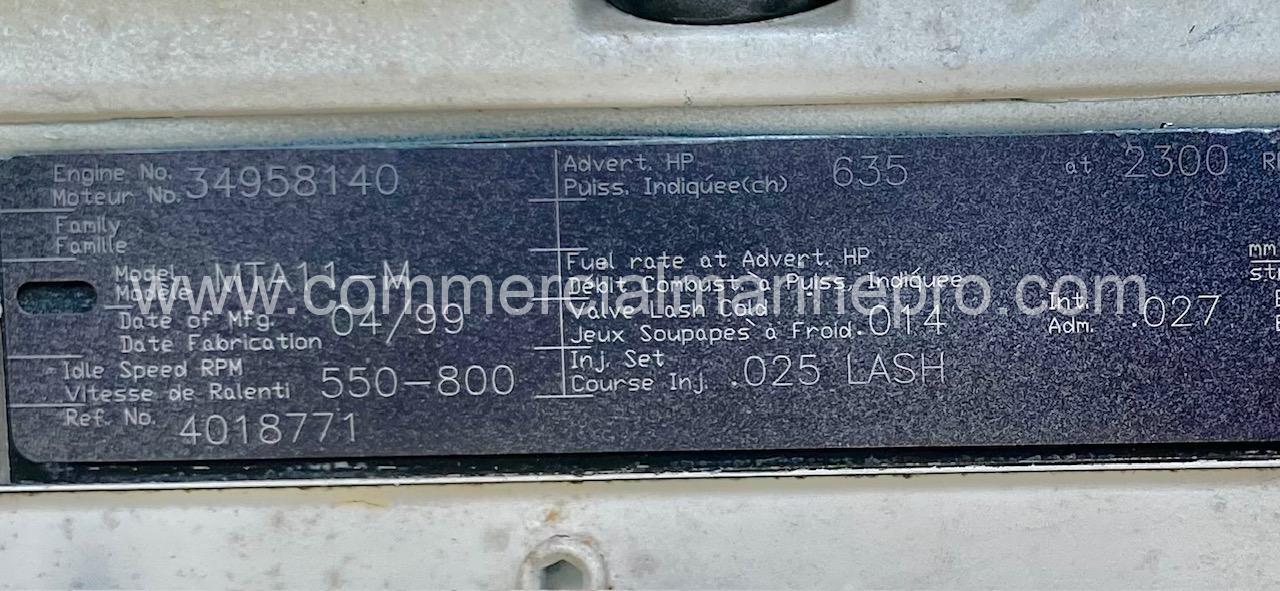 (2) Cummins QSM11 / MTA11-M Marine Engines - Image 16