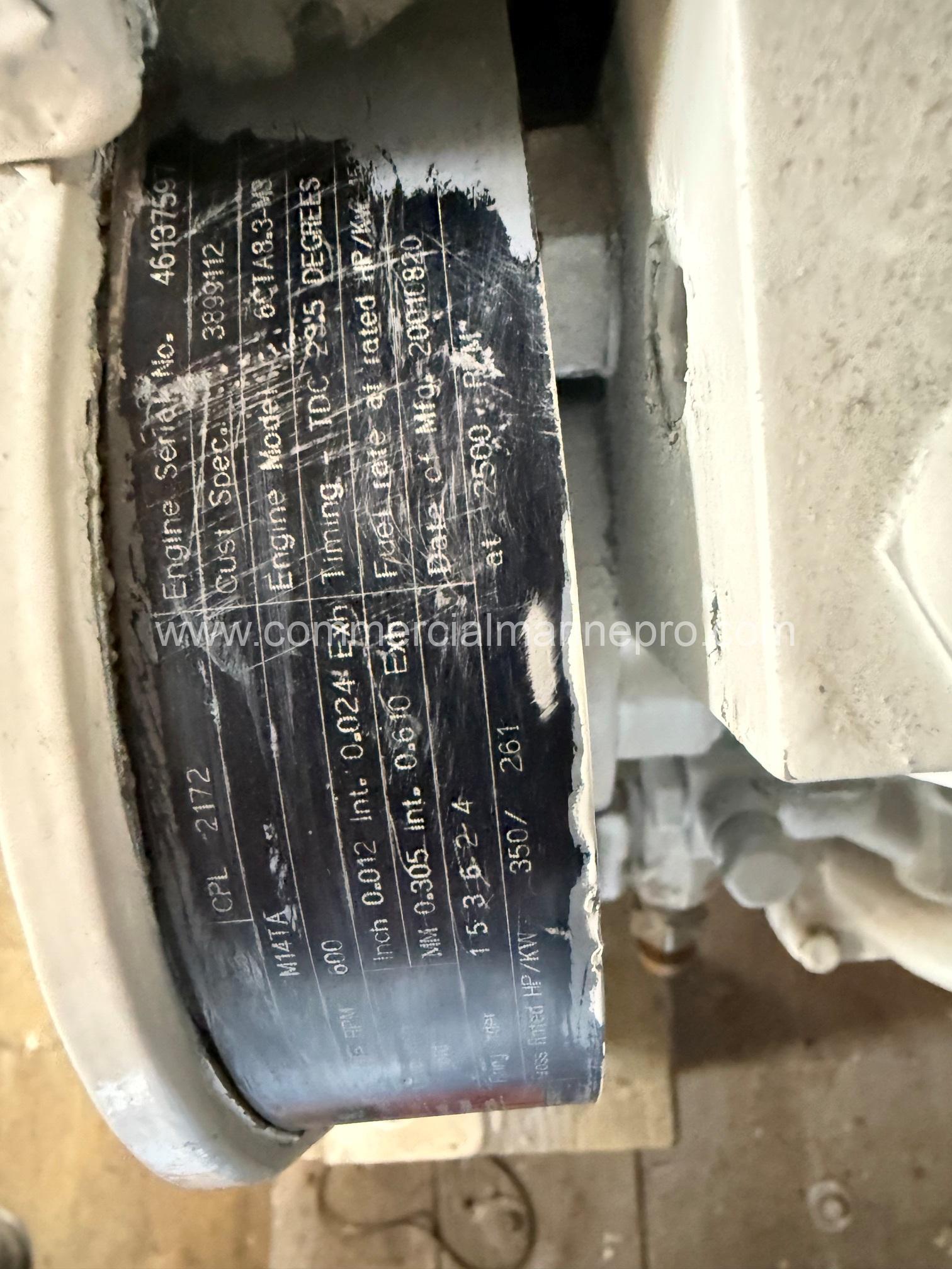 Pair Cummins 6CTA Marine Propulsion Engines - Image 7