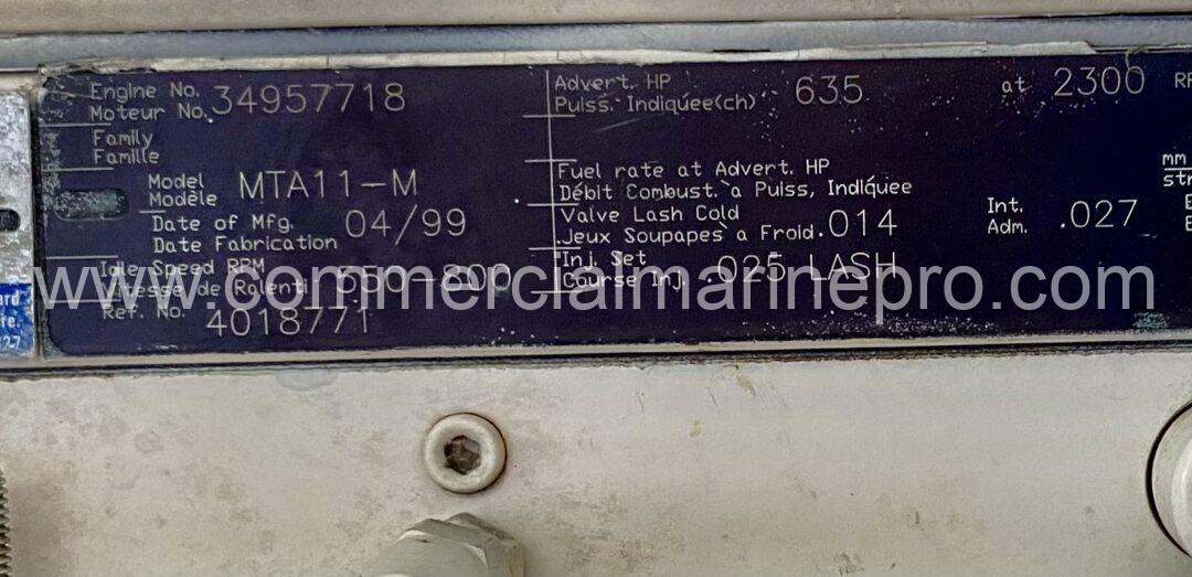 (2) Cummins QSM11 / MTA11-M Marine Engines - Image 15